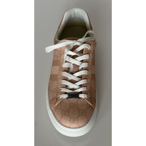 Gucci Women’s GG Supreme Ace Tonal Web Sneakers 9.5 US (39.5 Euro) 812026 NIB - Picture 8 of 15